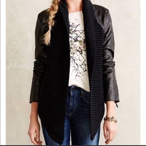 Anthropologie John + Jenn Vegan Leather Jacket